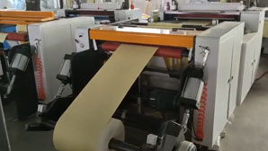 HKA不干膠高速橫切機(jī)，小型不干膠切張機(jī)